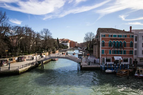Bridge Canal Venice — Stock Photo, Image