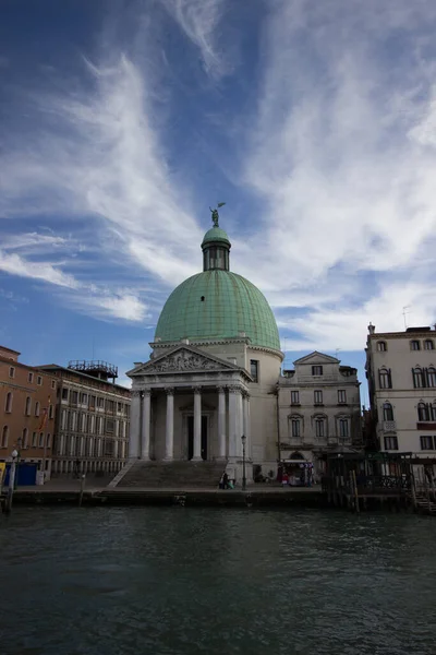 San Simeone Piccolo Kyrka Sestiere Santa Croce Venedig — Stockfoto