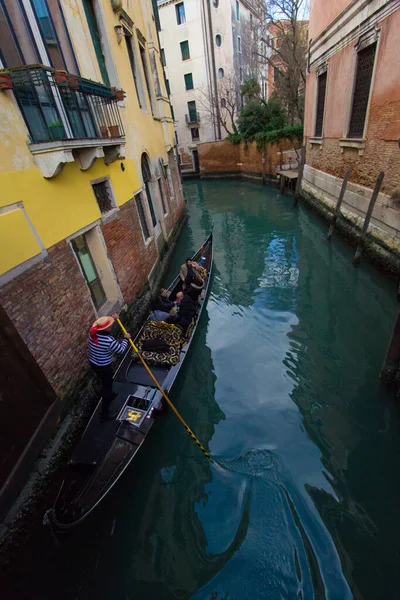 Гондола Канале Венеции — стоковое фото