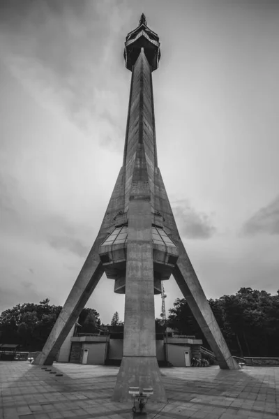 Avala Tower Avalski Toranj Belgrád Szerbia — Stock Fotó