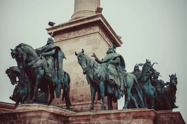 Plac Bohaterów Hosok Tere Budapeszcie — Zdjęcie stockowe