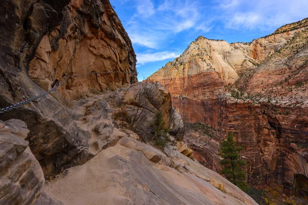 Hidden Canyon Trail Zion National Park — Stock Photo, Image