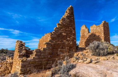 Hovenweep Ulusal Anıtı 'ndaki Hovenweep Şatosu, Utah