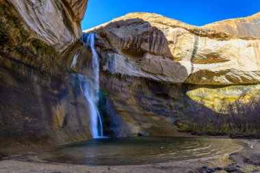 Lower Calf Creek Falls in Grand Staircase-Escalante National Monument clipart