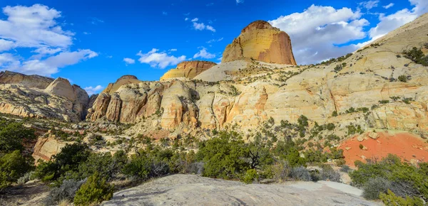 Golden Throne Trail Capitol Reef National Park — Stock Photo, Image