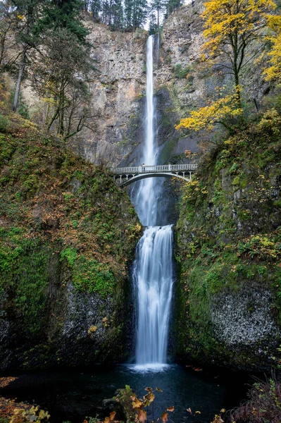 Multnomah Falls Hösten Oregon — Stockfoto
