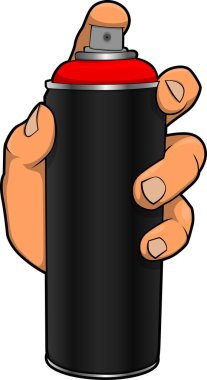 El ele tutuşmak, gerçekçi bir şekilde sprey sıkmak. Spreyli duvar spreyi, saç spreyi ya da böcek spreyi olabilir. Kendi hikâyeni kendin uydurursun..