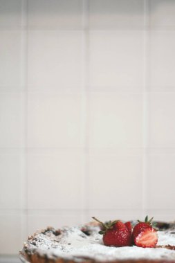 Çilekli pasta; çilekli turta; ilahi zevk; yemek fotoğrafı ; 