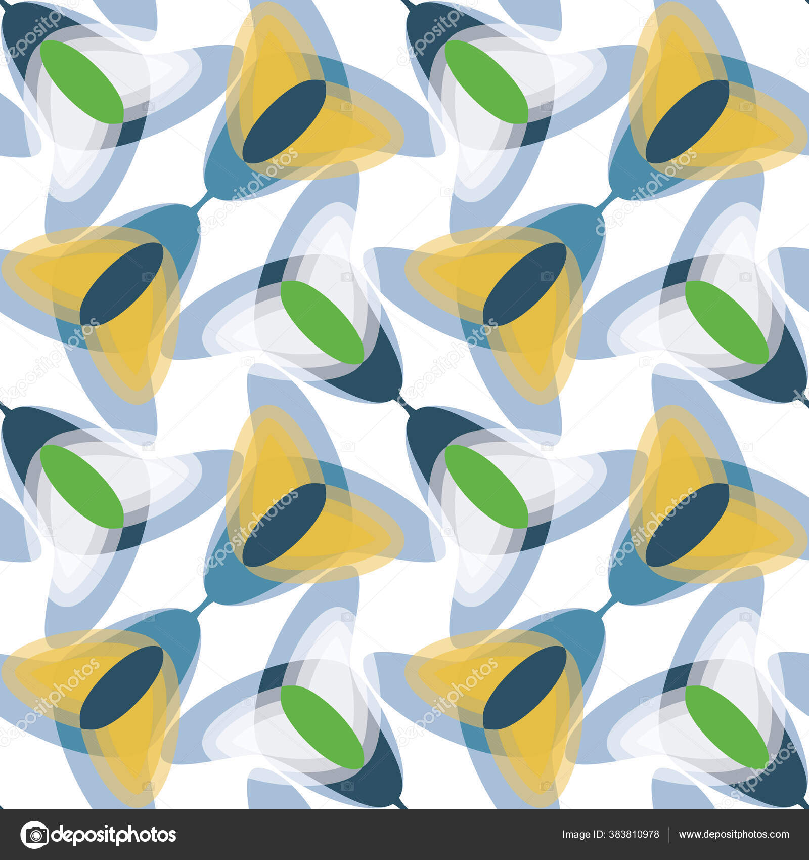 Tulip Kuning Dan Putih Pada Latar Belakang Putih Vektor Sederhana Stok Vektor C Miroslava 3 383810978