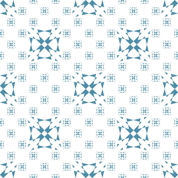 Patrón Vectorial Geométrico Azulejos Sin Costura Inspirado Azulejos Cerámicos Portugueses — Vector de stock