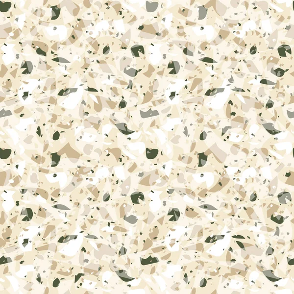 Terrazzo Seamless Vector 지구의 조합에는 패턴들이 조합되어 겹쳐지는 원소들의 독특하고 — 스톡 벡터