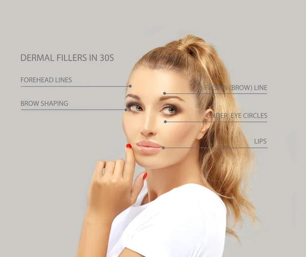 dermal filler treatments in your 30s .Hyaluronic acid injections for specific areas.Correct wrinkles