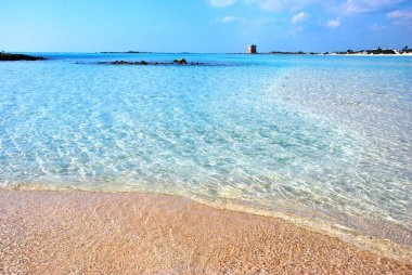 Porto Sezaryo, Salento, İtalya 'da plaj