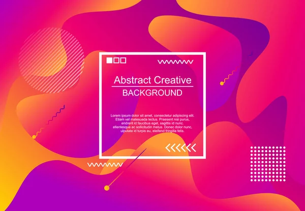 Modern Landing Page Design Abstract Background — Stock Vector