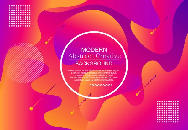 Abstract Background Lines Landing Page Template — Stock Vector