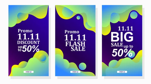 Design Banner Venda Corte Papel Para Promoção Histórias Mídia Social —  Vetores de Stock