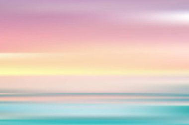 Hareket, soyut okyanus dalgalarının güneş ışığını gölgelediği tropikal günbatımı plajını bulanıklaştırır. Yaz tatili ve iş seyahati konsepti. Antika ton renk filtresi biçimi