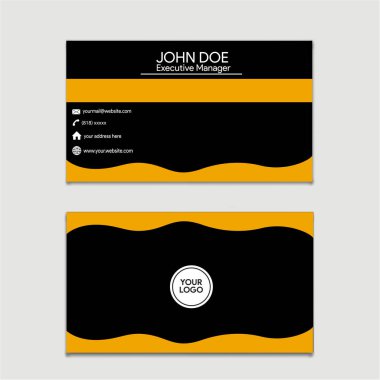 Lüks kartvizit tasarımı modern kartvizit tasarımı - vektör