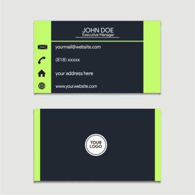 Lüks kartvizit tasarımı modern kartvizit tasarımı - vektör