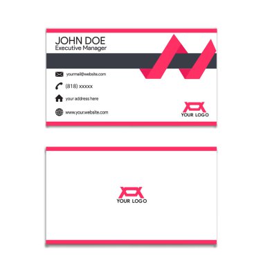 Lüks kartvizit tasarımı modern kartvizit tasarımı - vektör