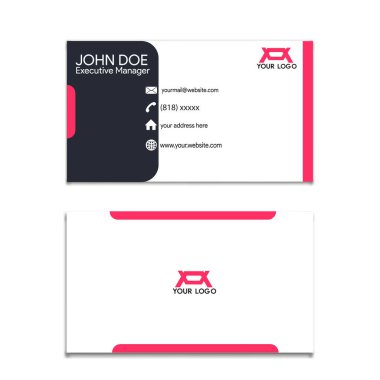 Lüks kartvizit tasarımı modern kartvizit tasarımı - vektör