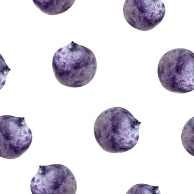 Pancar el çizilmiş suluboya illüstrasyon. Dikişsiz desen.