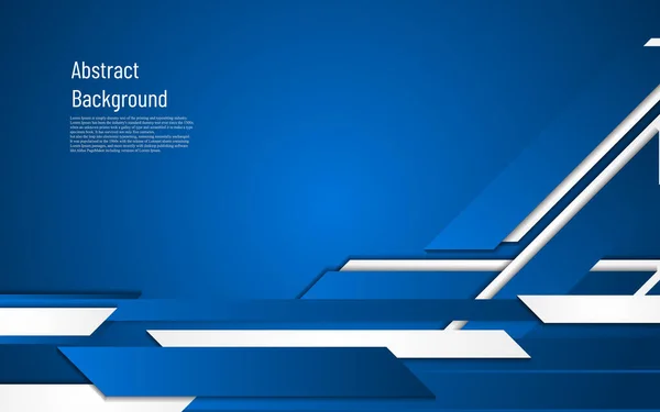 Astratto Blu Geometria Elemento Tecnologia Decorazione Creativo — Vettoriale Stock