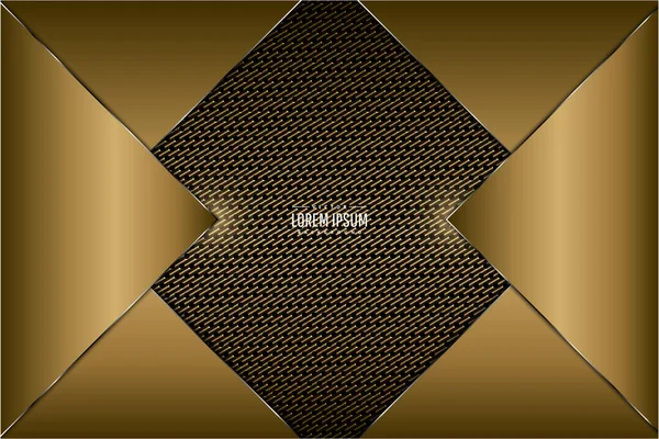 Fond Abstrait Luxe Avec Illustration Vectorielle Texture Fibre Carbone — Image vectorielle