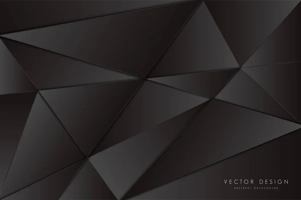 Fond Abstrait Motif Géométrique Noir Illustration Vectorielle Design Moderne — Image vectorielle