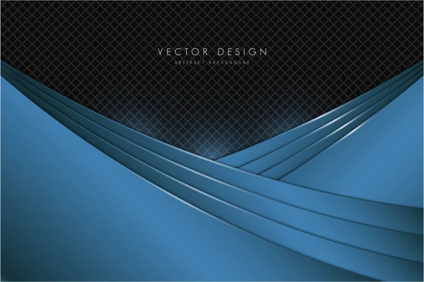 Abstrakter Hintergrund Aus Blauem Metallic Mit Dark Space Technology Konzept — Stockvektor