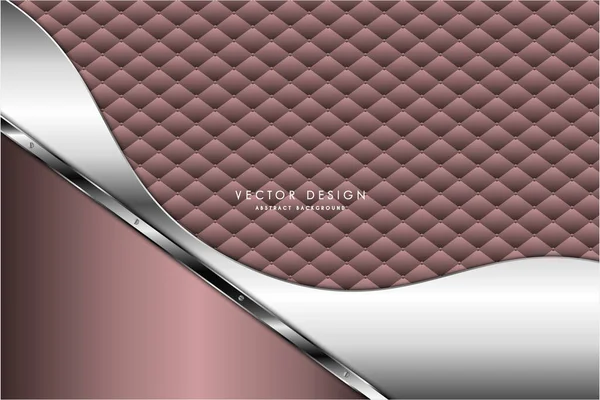 Fond Abstrait Luxe Rose Avec Tapisserie Ameublement Illustration Vectorielle Design — Image vectorielle