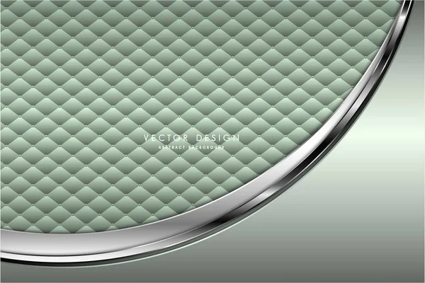 Abstrakter Hintergrund Luxus Von Grün Mit Polsterung Modernes Design Vektor — Stockvektor