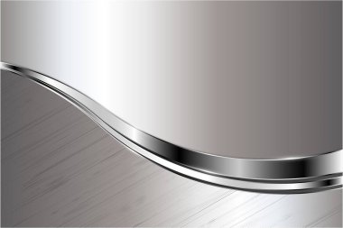  Metalik arka plan. Gri ve gümüş lüksü. Zarif metal modern tasarım.