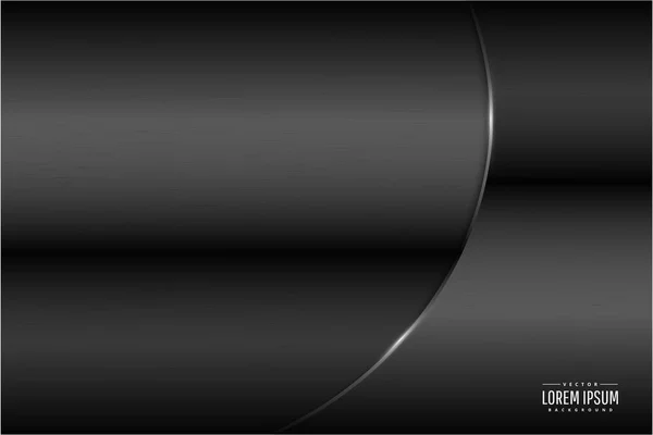 金属背景 金属纹理技术概念的深灰色 — 图库矢量图片