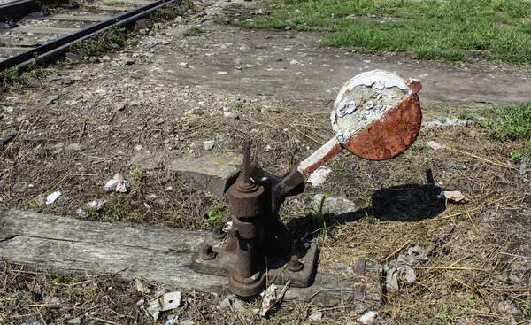 Dispositivo Meccanico Grado Manipolare Treni — Foto Stock