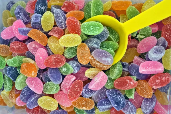 Jelly beans in all colors — Stock Photo, Image