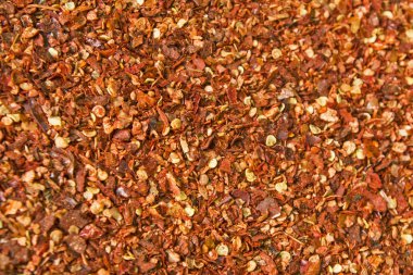 Koarsely kıyılmış kırmızı biber