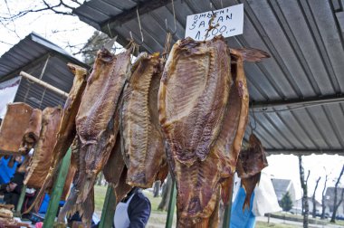 Sazan füme ve kurutulmuş