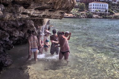 Yunanistan'da bir sahil spa