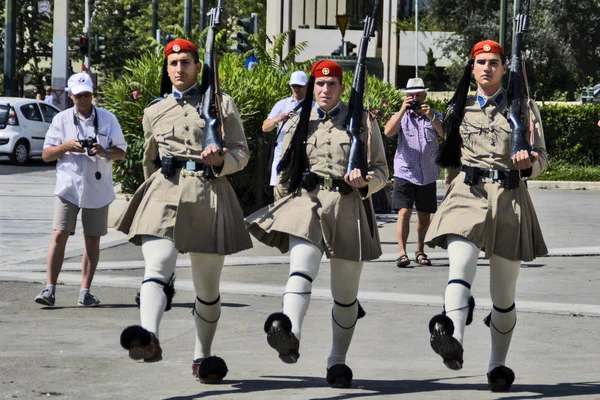 Ειδική τελετή αλλαγής της φρουράς στην Αθήνα — Φωτογραφία Αρχείου