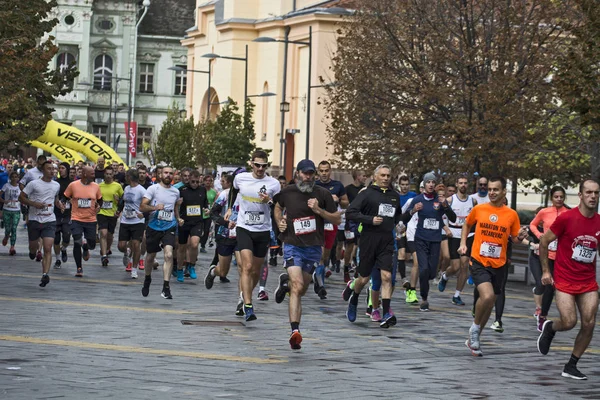 Pół maratonu w mieście — Zdjęcie stockowe
