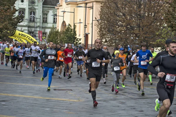 Pół maratonu w mieście — Zdjęcie stockowe