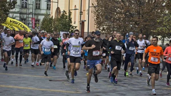 Pół maratonu w mieście — Zdjęcie stockowe