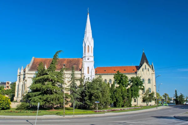 Zrenjanin Serbien Juni 2020 Reformierte Kirche Und Gerichtsgebäude Zrenjanin Den — Stockfoto