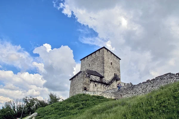 Vrsac Serbien Juni 2020 Vrsac Slott Ett Medeltida Torn Nära — Stockfoto