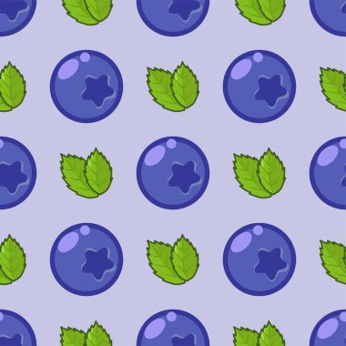 Mutfak menüsü yemek pişirme kafesi veya restoranı için yaban mersini yapraklı arka plan duvar kağıdı deseni