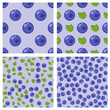 Yapraksız yaban mersini ile menü mutfağı veya restoran için arka plan desenli duvar kağıdı desenini ayarla