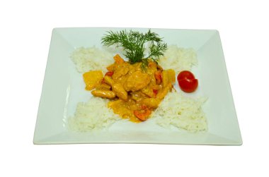 Tabakta Bombay tavuğu