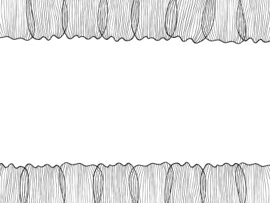 Kelebek pulu çerçevesi. Web ya da kartpostal için maket