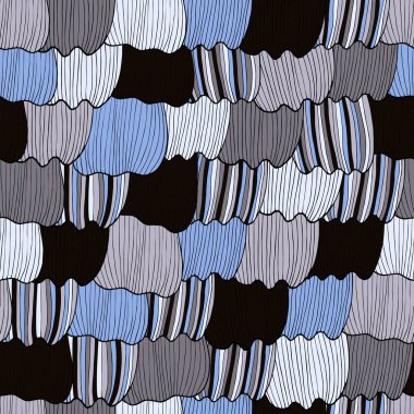 Kelebek pulları mavi, pürüzsüz desen çizer